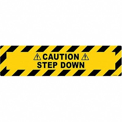 Anti-Slip Floor Sign 6 inx24 in Vinyl