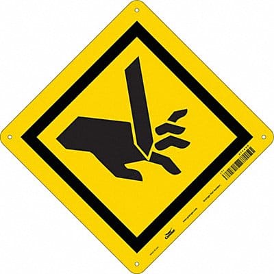 Safety Sign 10 in x 14 in Polyethylene