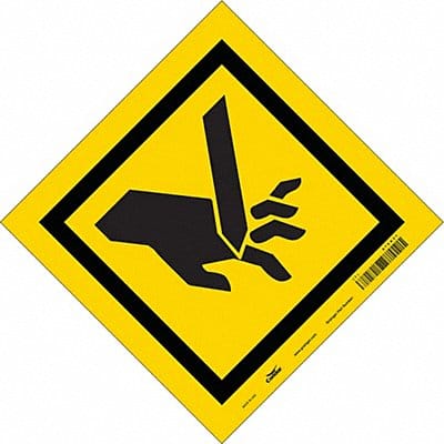 Safety Sign 10 in x 14 in Vinyl