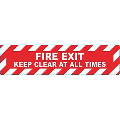 Anti-Slip Floor Sign 6 in x 24 in Vinyl