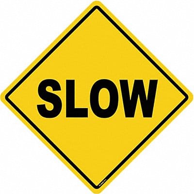 Anti-Slip Floor Sign 17 in x 17 in Vinyl