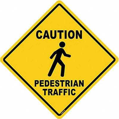Anti-Slip Floor Sign 17 in x 17 in Vinyl