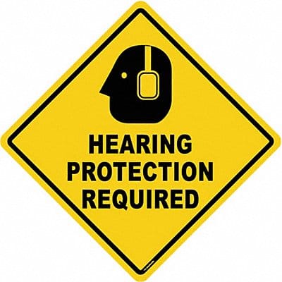 Anti-Slip Floor Sign 17 in x 17 in Vinyl