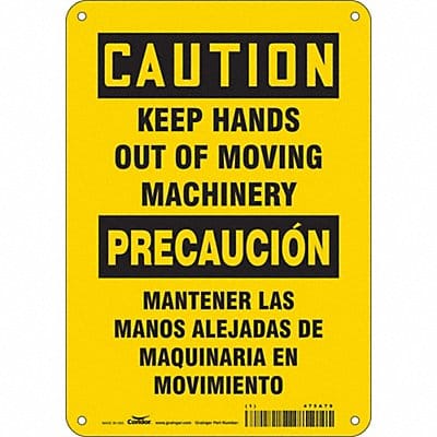 Safety Sign 10 inx7 in Polyethylene