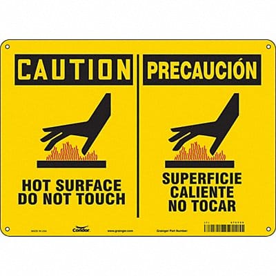 Safety Sign 10 inx14 in Polyethylene