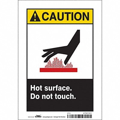 Safety Sign 10 inx7 in Vinyl