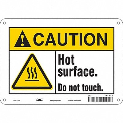 Safety Sign 7 inx10 in Vinyl