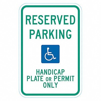 ADA Handicapped Parking Sign 18 x 12