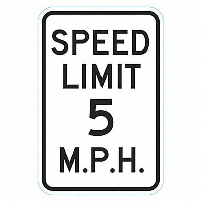 Speed Limit Traffic Sign 18 x 12