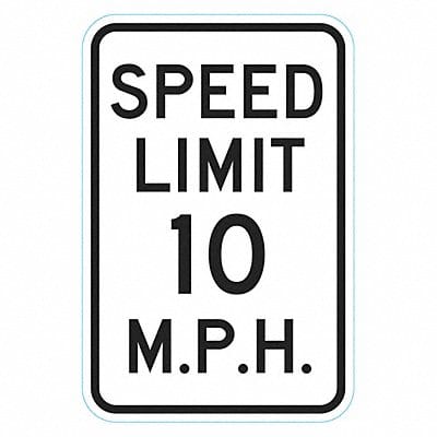 Speed Limit Traffic Sign 18 x 12