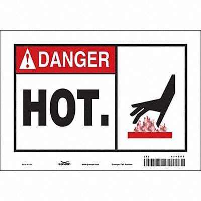 Safety Sign 7 inx10 in Vinyl