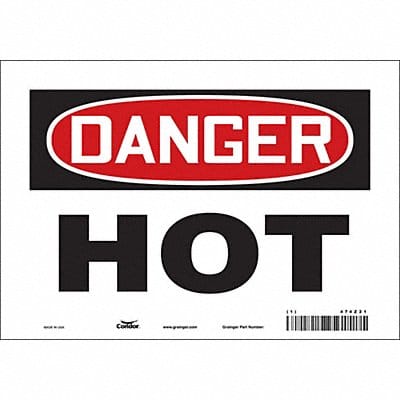 Safety Sign 7 inx10 in Vinyl