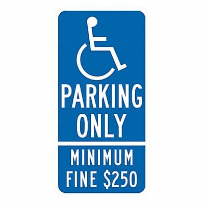ADA Handicapped Parking Sign 24 x 12