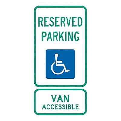 ADA Handicapped Parking Sign 24 x 12
