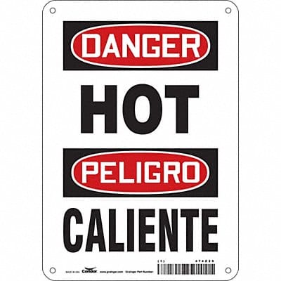 Safety Sign 10 inx7 in Aluminum