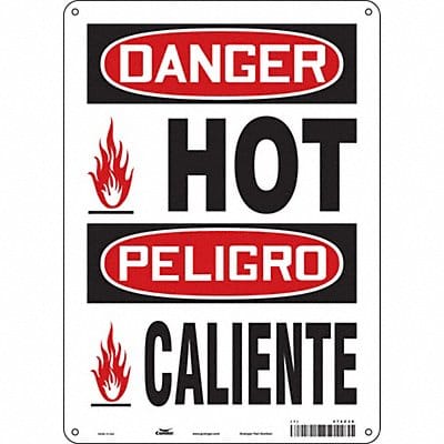 Safety Sign 14 in x 10 in Aluminum