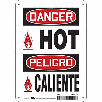 Safety Sign 10 inx7 in Polyethylene