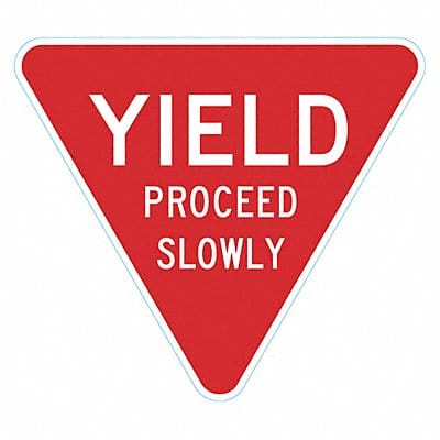 Pedestrian Bike Control TrfcSign 18x18in