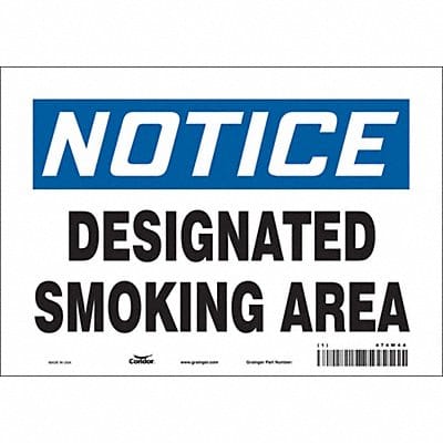 Safety Sign 7 in x 10 in Vinyl