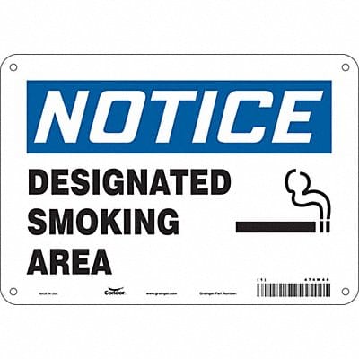 K1341 Safety Sign 7 in x 10 in Aluminum