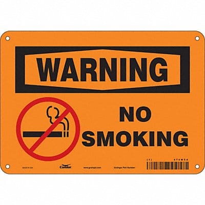 Safety Sign 7 in x 10 in Aluminum