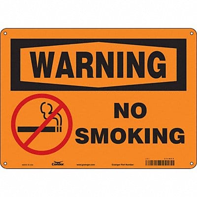 Safety Sign 10 in x 14 in Aluminum