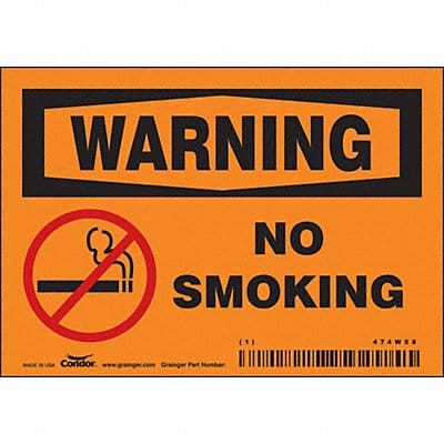 Safety Sign 3.5in x 5in Vinyl