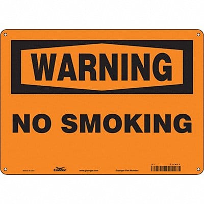 Safety Sign 10 in x 14 in Aluminum