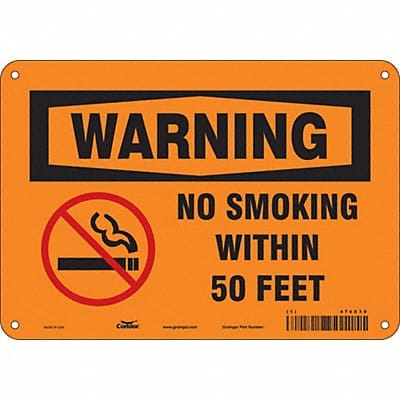 Safety Sign 7 in x 10 in Aluminum