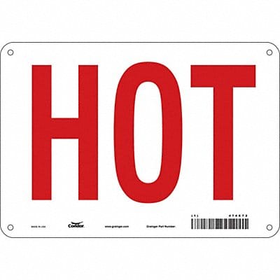Danger Sign 7 in x 10 in Aluminum