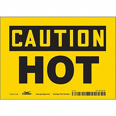 Safety Sign 5 inx7 in Vinyl