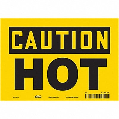 Safety Sign 7 inx10 in Vinyl
