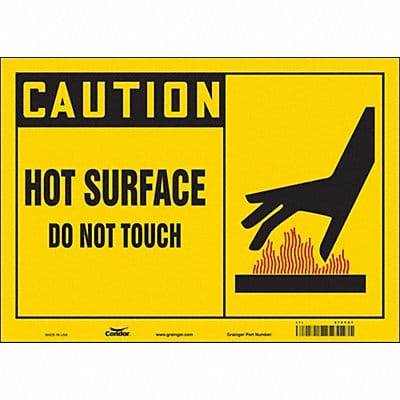 Safety Sign 10 inx14 in Vinyl