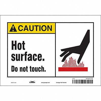 Safety Sign 7 inx10 in Vinyl