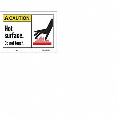 Safety Sign 10 in x 14 in Vinyl