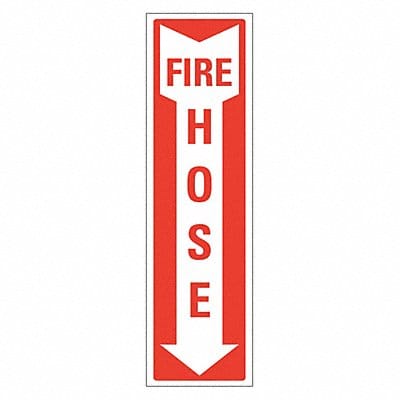 Fire Sign 14x4in Alum