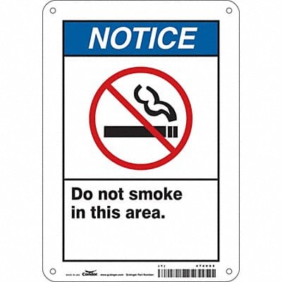 Safety Sign 10 inx7 in Aluminum