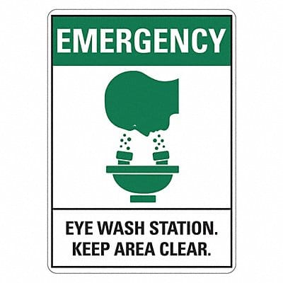 Office and Facility Sign 14x10in Plastic