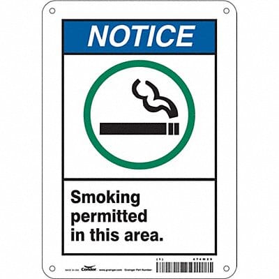 Safety Sign 10 inx7 in Polyethylene