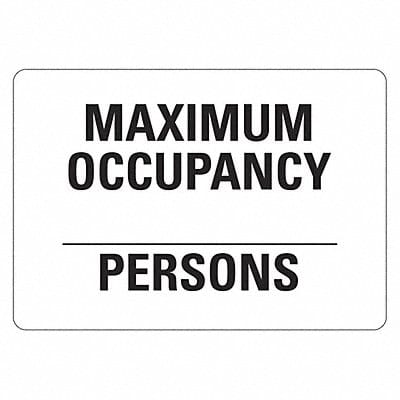 Office/Facilty Sign 10x14in Non-PVC Poly