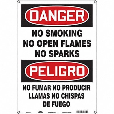 Safety Sign 20 in x 14 in Aluminum