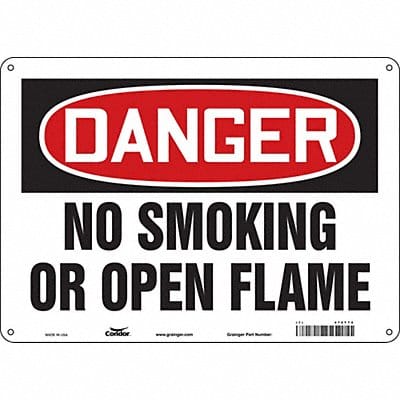 Safety Sign 10 inx14 in Polyethylene