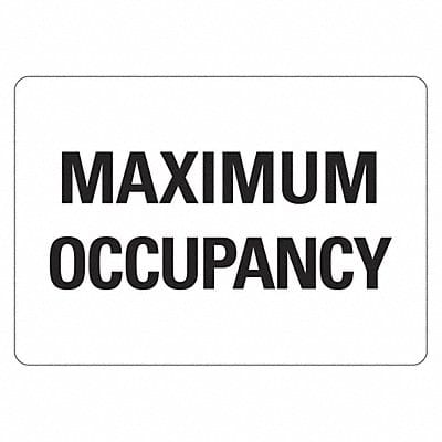 Office and Facility Sign 7x10in Plastic