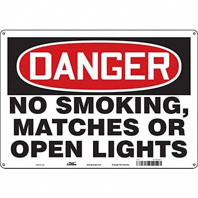 Safety Sign 14 in x 20 in Polyethylene