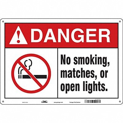 Safety Sign 14 inx20 in Aluminum