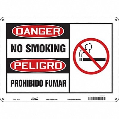 Safety Sign 10 inx14 in Aluminum