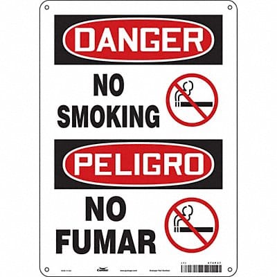 J6938 Safety Sign 14 inx10 in Aluminum