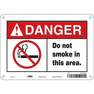 Safety Sign 7 in x 10 in Polyethylene