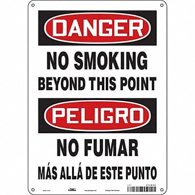 Safety Sign 14 in x 10 in Aluminum