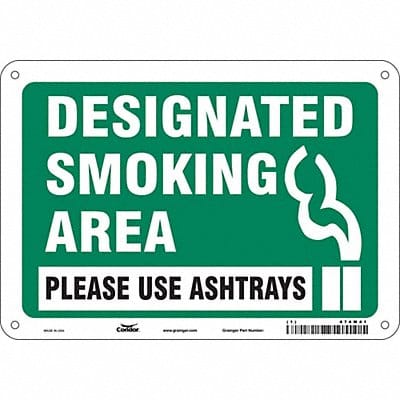 K1257 Safety Sign 7 in x 10 in Aluminum